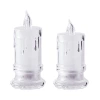 Electronic candles, LED crystal luminous candle lamps, simulated fake candles, proposal and birthday decoration, transparent tear candles Item Picture